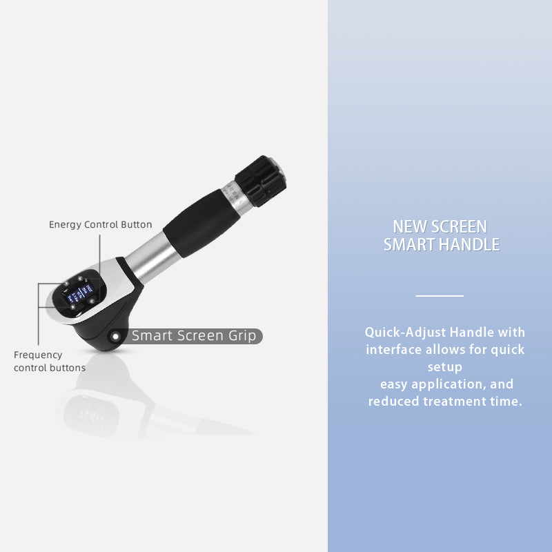 User-Friendly Shockwave Therapy Machine with Screen Handle | Easy Operation | Professional Medical Equipment-MY3000-C