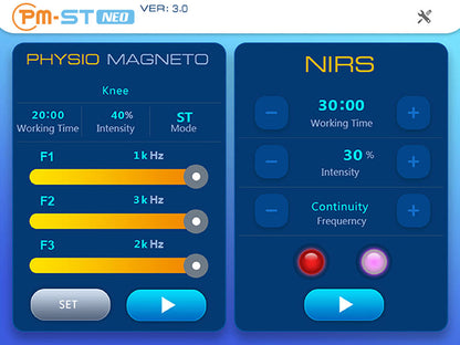 Physio Magneto Machine with Near Infrared spectoroscopy